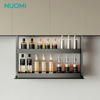 Cesto Elevatório Elétrico NUOMI para Cozinha: Organizador Vertical Inteligente para Despensa e Armários