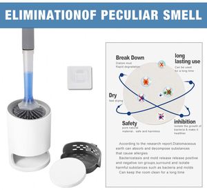 Cepillo de Limpieza para Inodoro de Plástico Suave PP TPR con Dispensador de Jabón Líquido, Cepillo para Baño con Dispensador de Jabón - Product Image 4