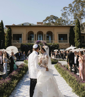 Kippa Judaïque Blanche Personnalisée sur Mesure avec Doublure Rose – Cadeau de Mariage Personnalisé, Yarmulke, Souvenir de Cérémonie Juive, Synagogue