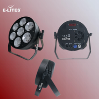 Les lumières de dj a mené le pair, silencieux équipement de fête 7x30w RVB a mené la lumière d'étape