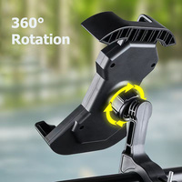 Pince de guidon de vélo flexible facile à installer support de téléphone support de téléphone universel vélo moto pince de support de téléphone