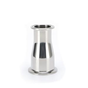 Réducteur concentrique à bride sanitaire en acier inoxydable SS304 <span class=keywords><strong>SS316L</strong></span>, installation rapide, tête hexagonale polie, raccords de tête - Product Image 1