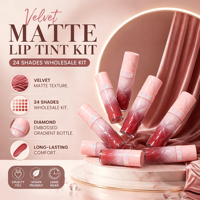 FLOWER SECRET Rouge à lèvres liquide velours effet diamant longue tenue avec applicateur de précision en forme de patte de daim, texture lisse, haute pigmentation, OEM, marque privée