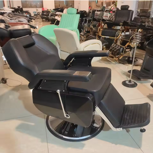 Fauteuil de Barbier Moderne en Cuir Synthétique de Haute Qualité 2026 avec Rotation à 360 Degrés et Fonctionnalités Réglables en Hauteur pour Salon de Coiffure - Product Image 4