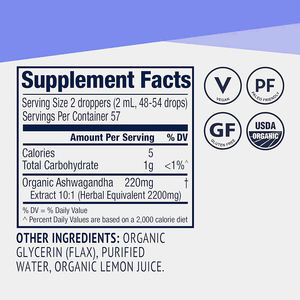 Bebida en Gotas de Alta Calidad OEM/ODM con Ashwagandha para el Apoyo Inmunológico, Relajación, Mejora del Sueño, Relajación y Salud del Estado de Ánimo - Product Image 3