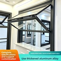 Ventanas Plegables Verticales Izquierda-Derecha, Insonorizadas, de Aleación de Aluminio, Personalizables, Flotantes, para Cafeterías, Restaurantes