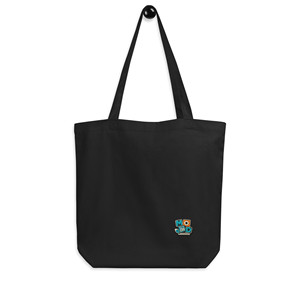 Bolsa de Lona Ecológica de Color Sólido con Cierre de Cordón y Bordado - Product Image 2