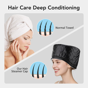 Gorro de Tratamiento Capilar con Vaporizador Térmico Portátil con Logotipo Personalizado, Gorro de Cuidado Nutritivo con Control de Temperatura Ajustable - Product Image 4