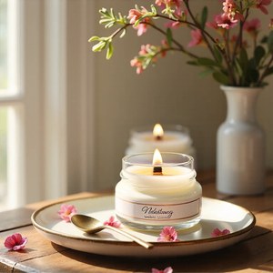Cross-border wholesale of plant-based soybean wax scented <b>candles</b> for home and living room use, including glass <b>candles</b>. - Product Image 1