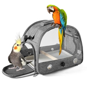 Foldable Travel Bird <b>Carrier</b> - Oxford Fabric Parrot Pigeon Small <b>Pet</b> Cage Bag - Product Image 1