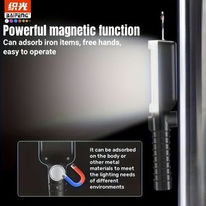Led Work Light 13.19inch With <b>Magnet</b> And <b>Hook</b> Portable Rechargeable For Outdoor Repair - Product Image 5