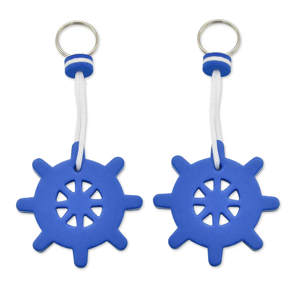 Custom Make Keychain Promotional Float Key Ring Eva Pu Foam Printed Logo Floating Key Chain