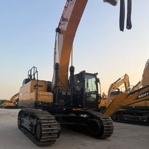 Excavatrice sur chenilles SANY SY650H en parfait état, 65 tonnes, moteur Isuzu, PLC, roulement, boîte de vitesses, pompe, puissance 350KW, en vente à prix avantageux - Product Image 6