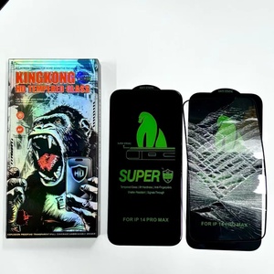 Protection d'écran en verre trempé 9H HD King <span class=keywords><strong>Kong</strong></span> 2.5D à colle intégrale, vente chaude, pour iPhone 17 16 15 14 13 12 11 Pro Max - Product Image 4