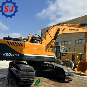 <b>Used</b> Hyundai R220LC-9S Excavator | 22 Ton Crawler Hydraulic Excavator | Korea Original Construction <b>Machine</b> For Sale - Product Image 2