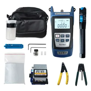 optic tools fiber termination tool kit FC-6S Cable Stripper Power Meter Fiber Equipment FTTH Tool kit