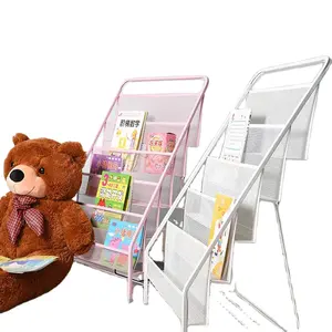 TMJ-2639 Kustom Kualitas Tinggi Rumah Sederhana Ruang Tamu Anak Anak Rak Buku Logam Rak Buku