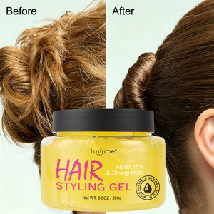 Gel Fijador para el Cabello Luxfume, Fijación Fuerte y Duradera, para Peinados Trenzados y Rizados, Hidratante, para Cabello Rizado y Enrollado - Product Image 6