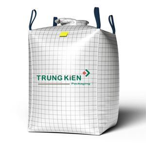 Contenedor de bolsa a granel FIBC de calidad superior 500-2500Kg Tejido de carga PP impermeable transpirable personalizado del fabricante de Vietnam - Product Image 4