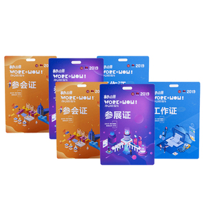 Tùy chỉnh giá rẻ logo in đa kích thước nhựa PVC tổ chức sự kiện đăng ký triển lãm huy hiệu - Product Image 5