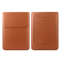 Moderne Simple Résistant À L'eau Tablette Béquille En Cuir Ordinateur Portable Housse Sac Couverture PU Matériel Fit Mac Book Air 11-15 Pouces Tapis De Souris