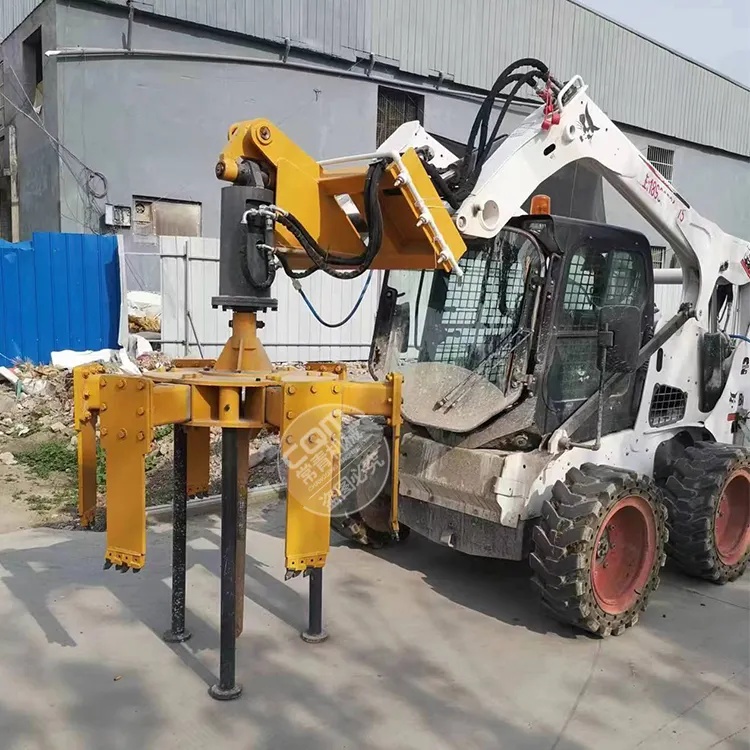 Factory Supplied Manhole Cover Cutting Machine Concrete Asphalt Road Circular Cutter Manhole saw For Skid Steer Loaders