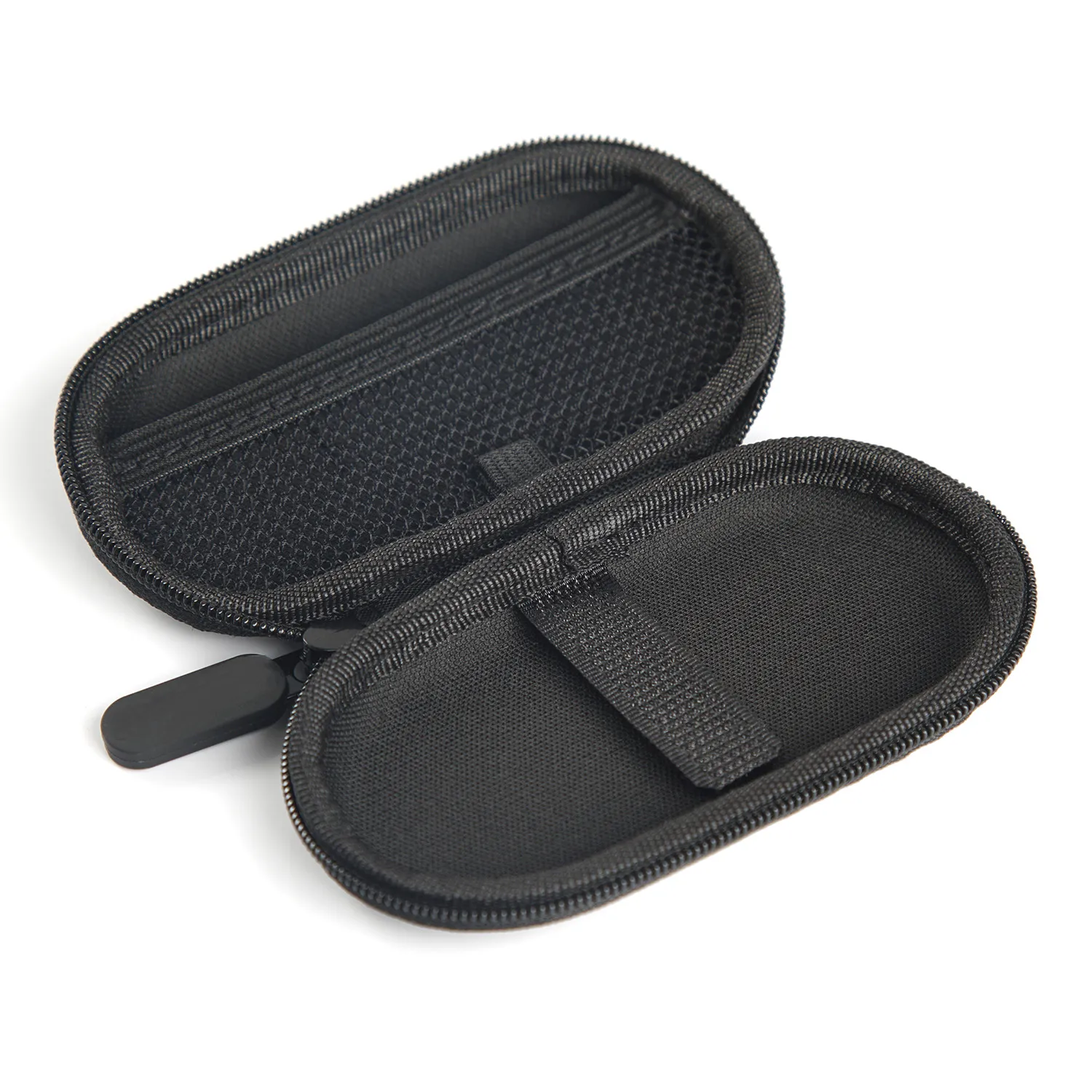 Portable Protection Hard EVA Case Mesh Inner Pocket Fit Bluetooth Headset Charger