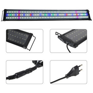 LED Aquarium Lâmpada Multi-Color Full Spectrum 30-120cm Super Slim Acessórios Aquatic Plant Marine Grow Lighting - Product Image 6