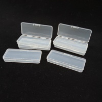 Boîte en plastique transparente imperméable réutilisable de pp avec le verrou fort pour le stockage d'emballage de carte