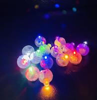 Runde Form Mini LED Lichter Luftballons Papier laternen Lichter blinkende Kugel lampen für Weihnachten Hochzeits feier Dekorationen