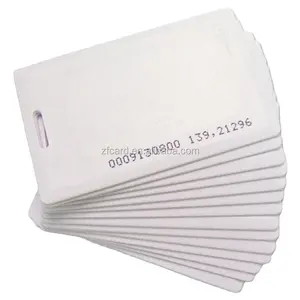 Carte d'identité à clapet de proximité RFID 125khz Cartes PVC TK4100