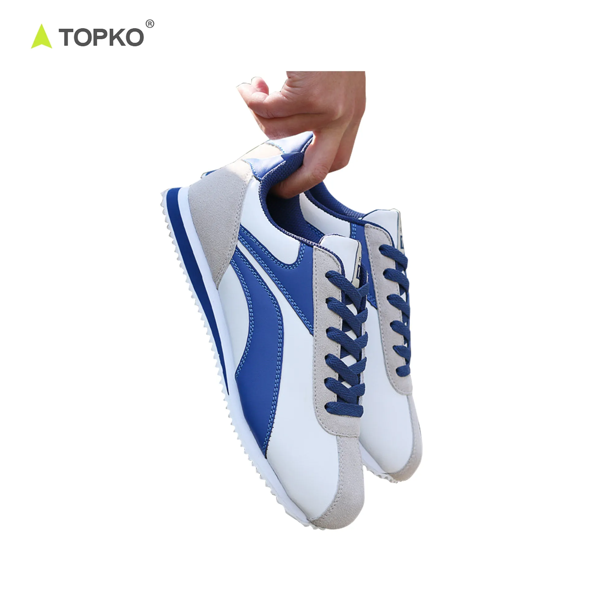 TOPKO <span class=keywords><strong>Sepatu</strong></span> Olahraga Pria, <span class=keywords><strong>Sepatu</strong></span> Olahraga Karet Lari Fesyen Buatan Kustom Tiongkok