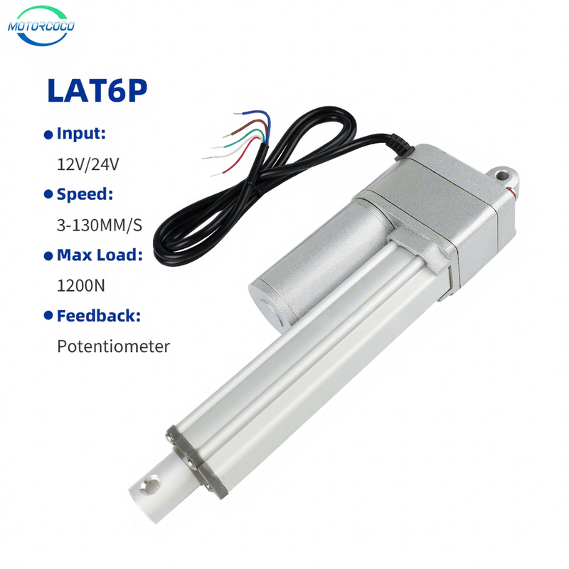 Potentiometer Feedback Linear Actuator with 12V