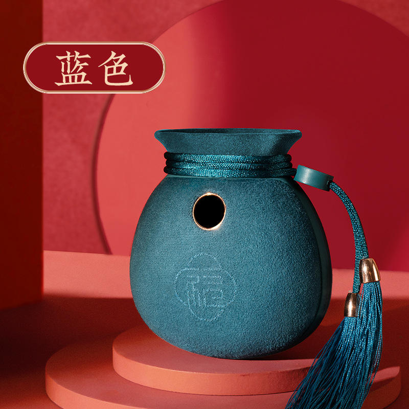 สีน้ำเงิน [หุ้มผ้า]