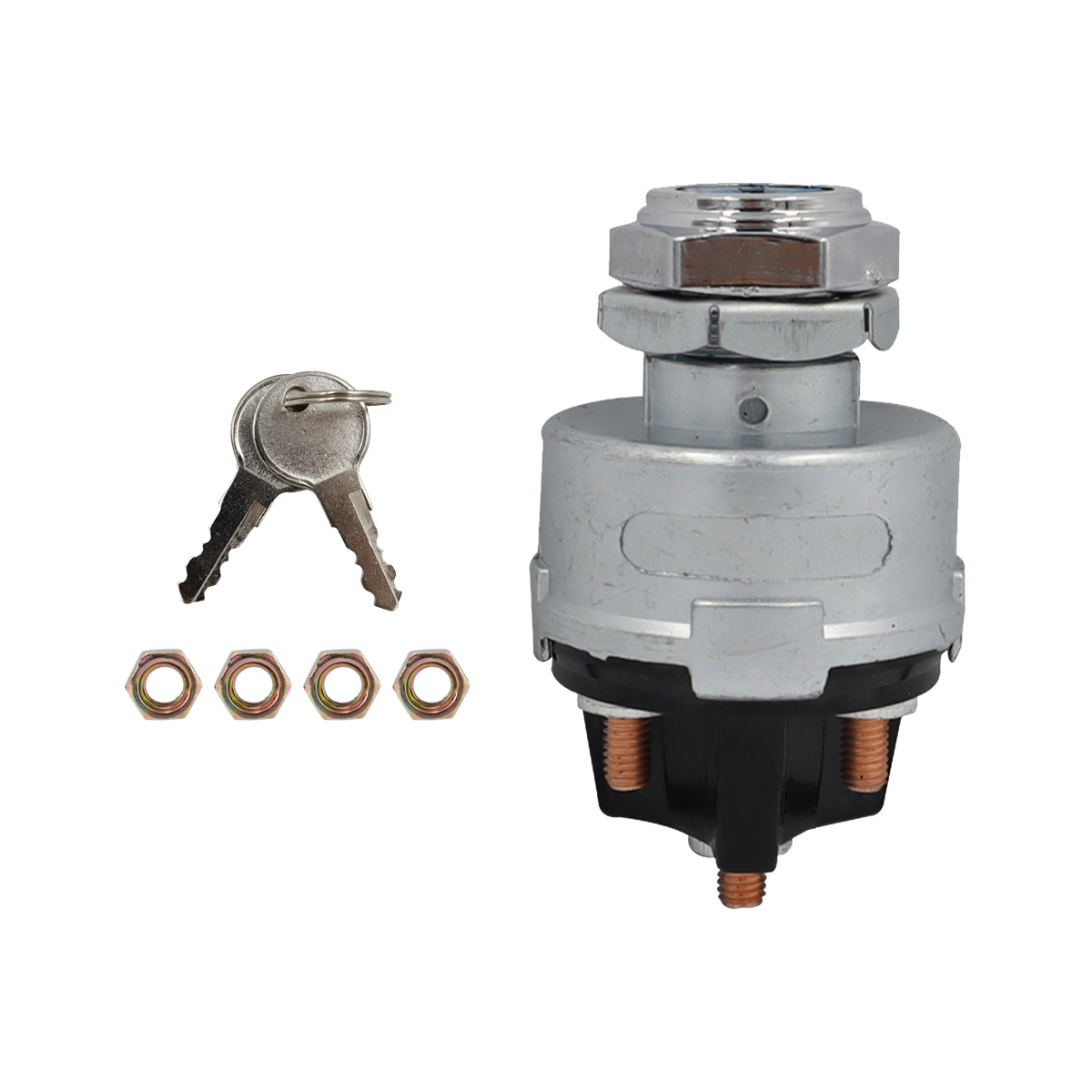 4ポジションユニバーサルイグニッションキースイッチ12v、Acc/Off/IGN