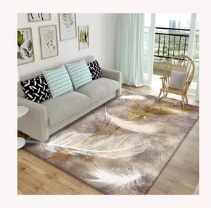 Turquía importó moderno simple luz de lujo sala de estar sofá liso minimalista alfombra cubierta con alfombra familiar Nórdica