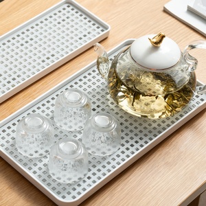 Creative Sink Drying <b>Rack</b> <b>Dish</b> Afternoon Tea Desert Cake Food Serving Draining Board Bowl Cup Kitchen Plastic Drain Tray - Product Image 5