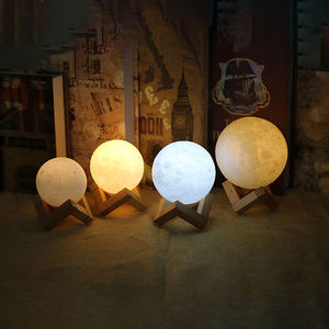 Lámpara Lunar, Lámpara Galaxia, 16 Colores LED, Luz Lunar 3D, Lámpara <span class=keywords><strong>de</strong></span> <span class=keywords><strong>Lava</strong></span>, Control Remoto y Táctil, Luz Nocturna Ambiental, Regalos para Niñas, Niños y Adolescentes - Product Image 4