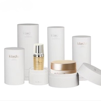 Boîtes et tubes en papier personnalisés pour cosmétiques, parfums, lotions, crèmes, emballages avec estampage or, boîtes cylindriques pour soins de la peau