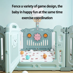 VSUCH Salon Balcon Clôture <span class=keywords><strong>de</strong></span> jeu <span class=keywords><strong>pour</strong></span> bébé Intérieur avec barrières à billes Pliable Intérieur Parcs <span class=keywords><strong>pour</strong></span> bébé Clôture <span class=keywords><strong>de</strong></span> protection <span class=keywords><strong>pour</strong></span> enfants - Product Image 6