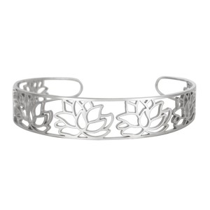 <span class=keywords><strong>LAMOON</strong></span> – Bracelet à breloques en acier inoxydable 304 plaqué platine, motif fleur violette, étoile, licorne, tendance, compatible avec les bijoux DIY de 9 mm - Product Image 4