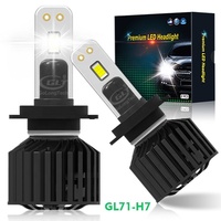 Système automatique gl71 haute puissance lumières super lumineuses haute qualité 360 h7 led lumière