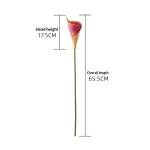 Fleur artificielle de lys calla vert, plante de simulation, vente en gros de fleurs artificielles pour décorations de mariage - Product Image 4