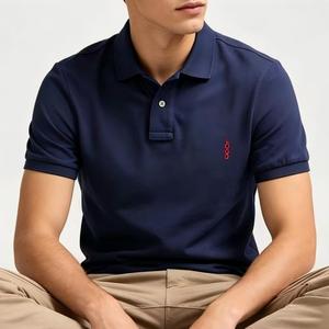 Chemises <span class=keywords><strong>Polo</strong></span> pour Hommes Smart Ralf, Vente en Gros à Prix Abordable, Haute Qualité, Noir et Blanc, Logo Brodé Personnalisé - Product Image 5