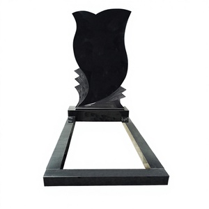 Pierre tombale rectangulaire moderne en marbre de haute qualité avec garantie d'un an pour usage funéraire - Product Image 2