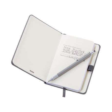 TROIKA SLIMPAD A6 Notepad 100-Page Organizer Custom Logo PU Cover Loose-leaf Thermal Binding for School Use Available A4 A5 A7