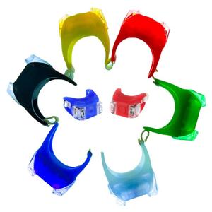 Lumière arrière de vélo en silicone, accessoire de cyclisme étanche à LED pour VTT avec alimentation par batterie - Product Image 1