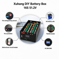 Xuhang OEM/ODM Boîtier de batterie Lifepo4 DIY 48V/51.2V 280Ah 314Ah 320Ah WiFi V2 JK 200A BMS V19 Aérosol Extincteur d'Incendie 5KWh-30KWh