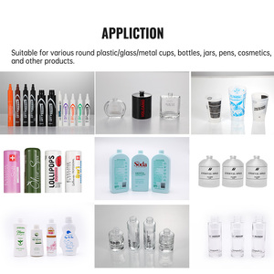 Glass Bottle Cosmetic Bottle Cup Printer Machine Silk Cup Cylindrical Screen Printing Machine for Cosmetic Bottle