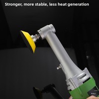 Meuleuse d'angle électrique à 90 degrés, mini-meuleuse électrique à long cou pour la découpe de marbre et de pierre, et le nettoyage des joints de carrelage